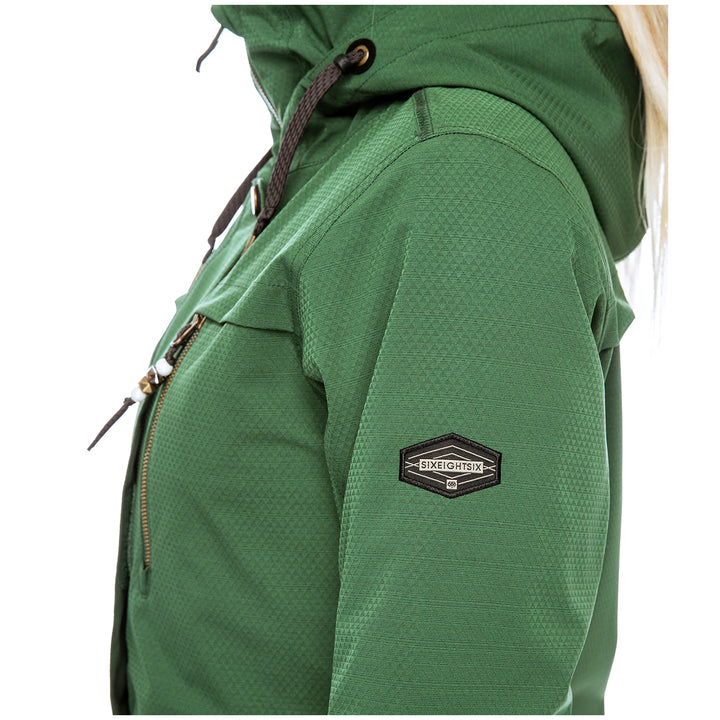 686 Spirit Insulated Jacket - Women's Pine Green Geo Jacquard