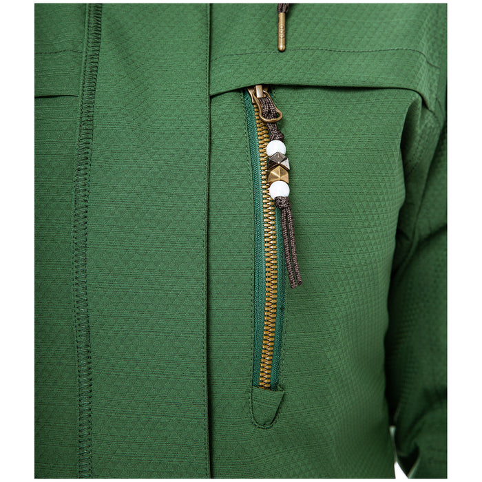686 Spirit Insulated Jacket - Women's Pine Green Geo Jacquard