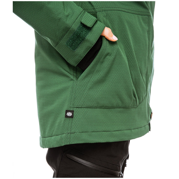 686 Spirit Insulated Jacket - Women's Pine Green Geo Jacquard