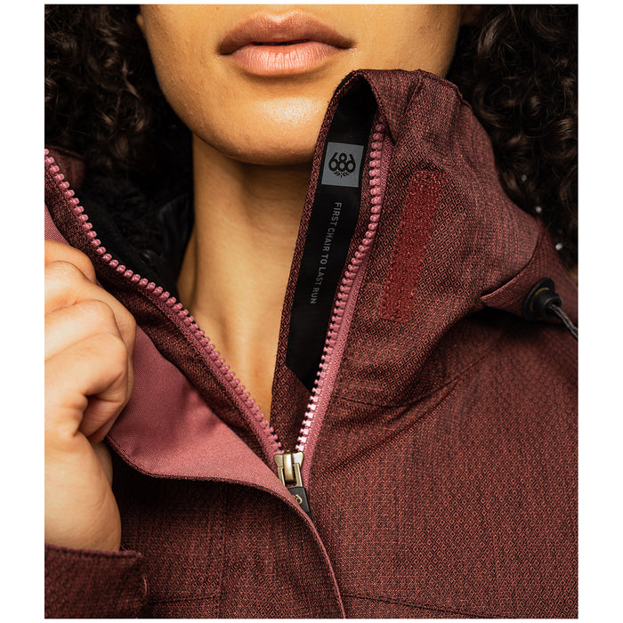 686 SMARTY 3-in-1 Spellbound Jacket - Women's Desert Rose Diamond Texture