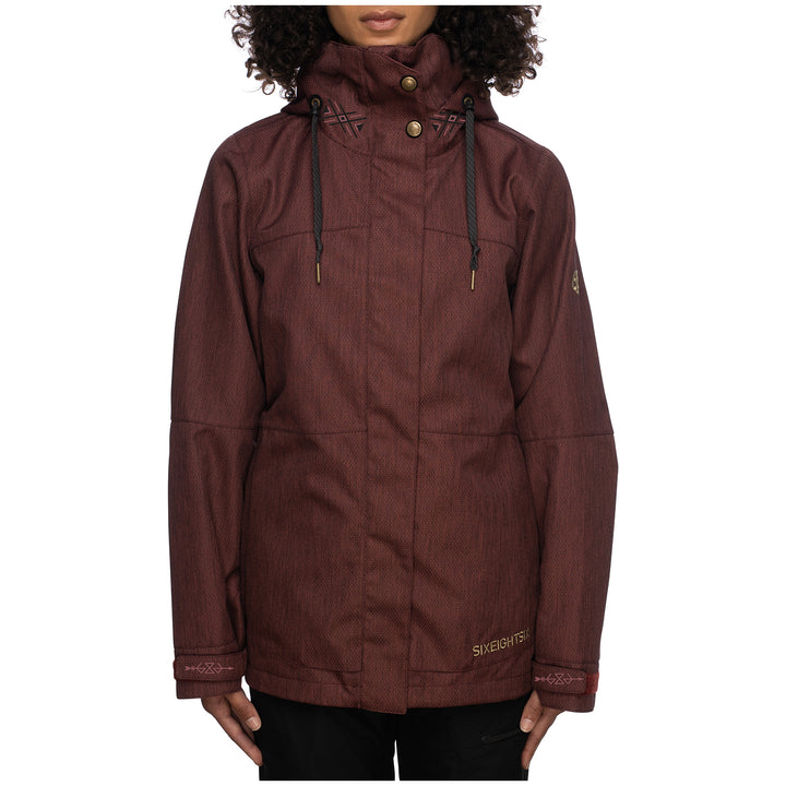 686 SMARTY 3-in-1 Spellbound Jacket - Women's Desert Rose Diamond Texture