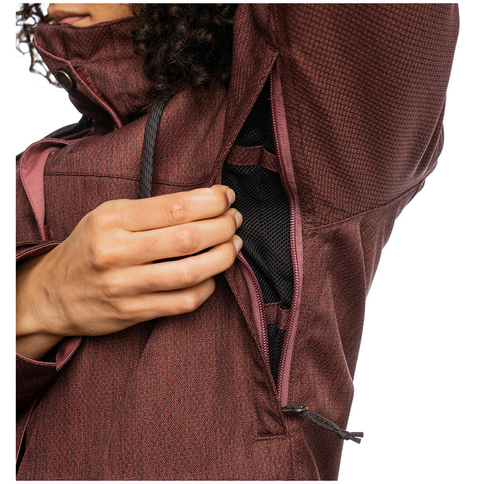 686 SMARTY 3-in-1 Spellbound Jacket - Women's Desert Rose Diamond Texture