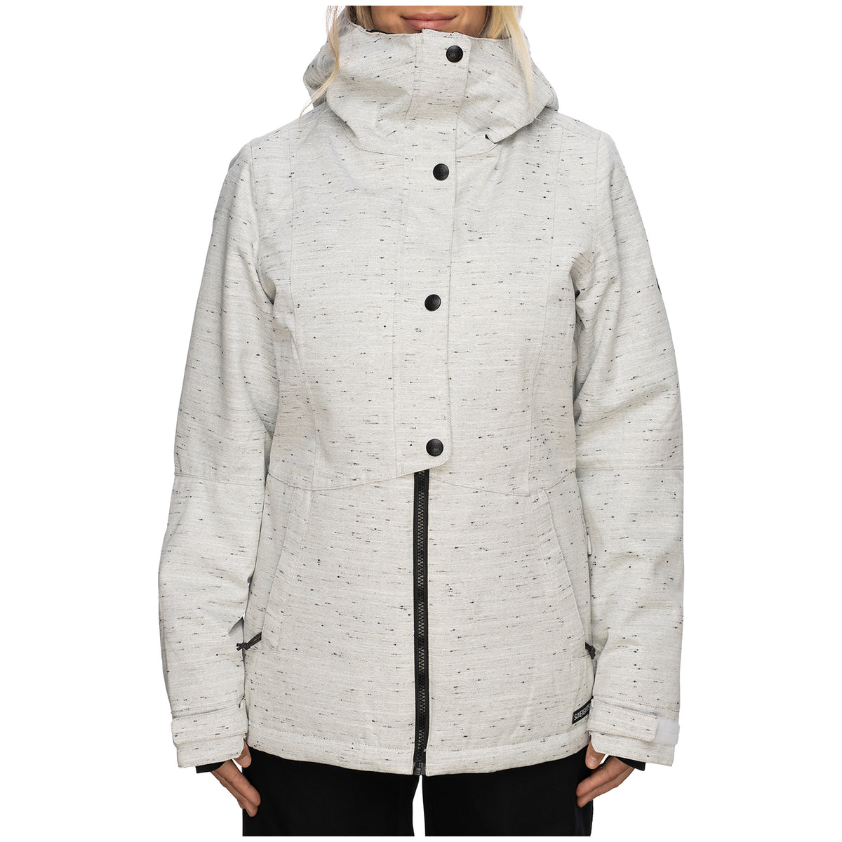 686 Rumor Insulated Jacket - Women's White Slub