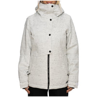 686 Rumor Insulated Jacket - Women's White Slub::White Slub
