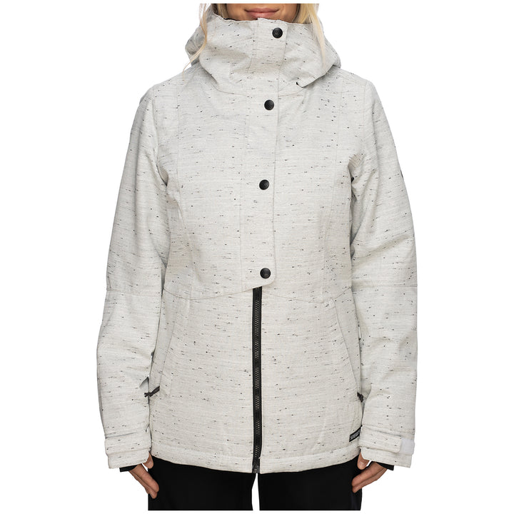 686 Rumor Insulated Jacket - Women's White Slub