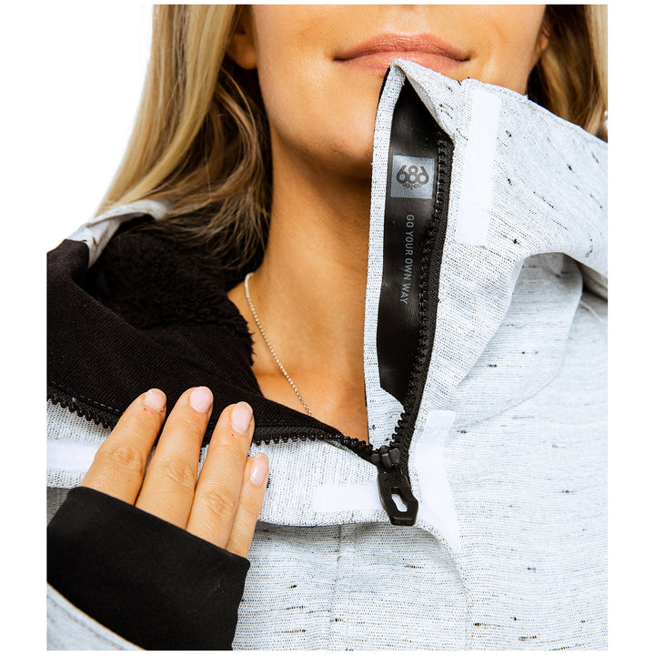 686 Rumor Insulated Jacket - Women's White Slub