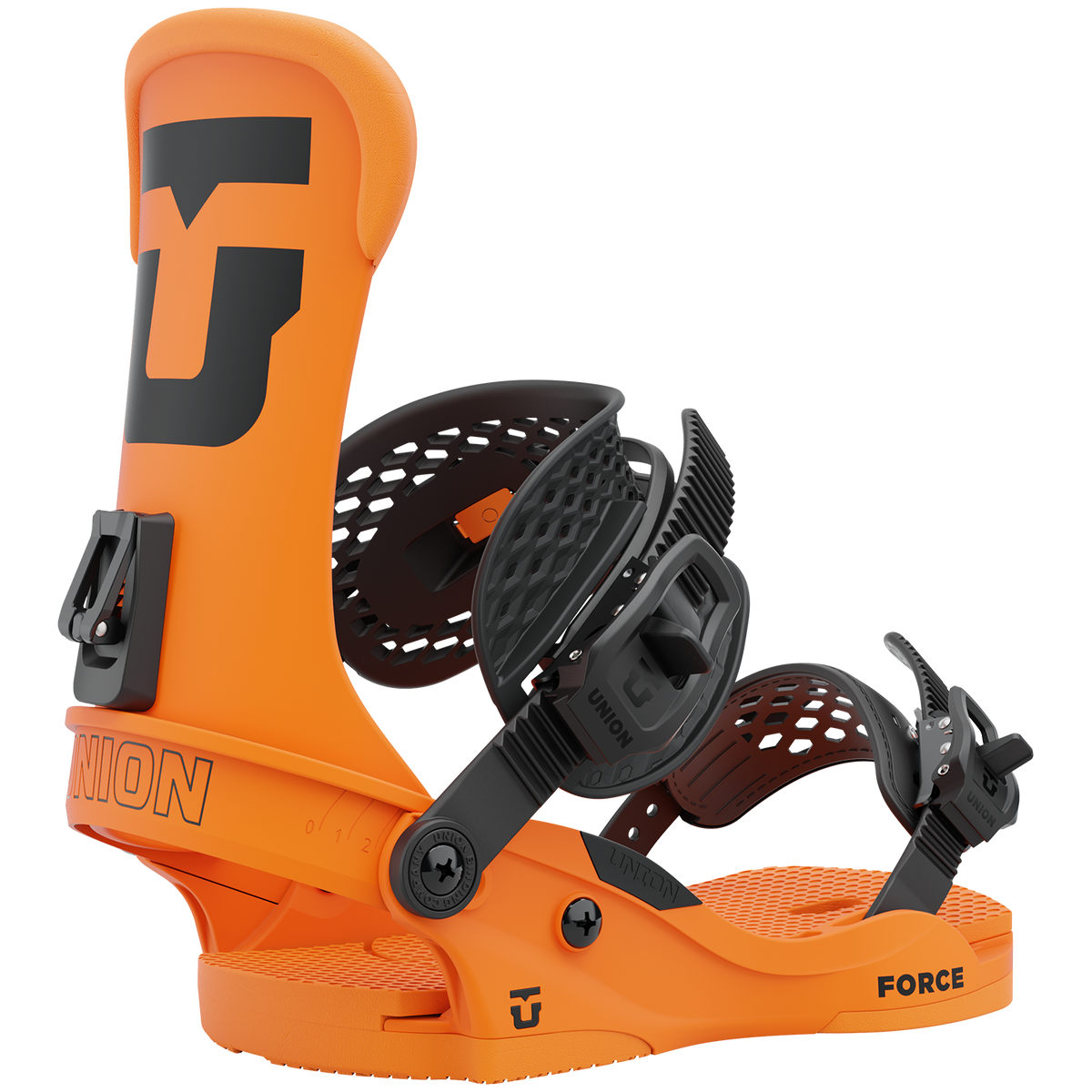 Union Force Snowboard Bindings 2022 Flo. Orange