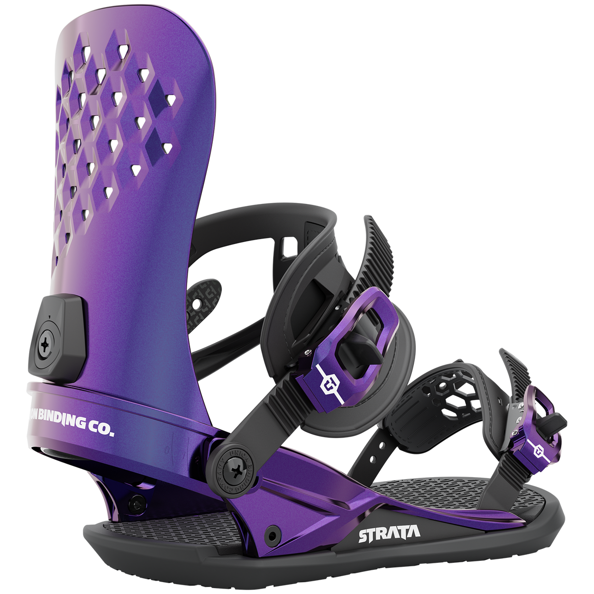 Union Strata Snowboard Bindings 2022 Iridescent Purple