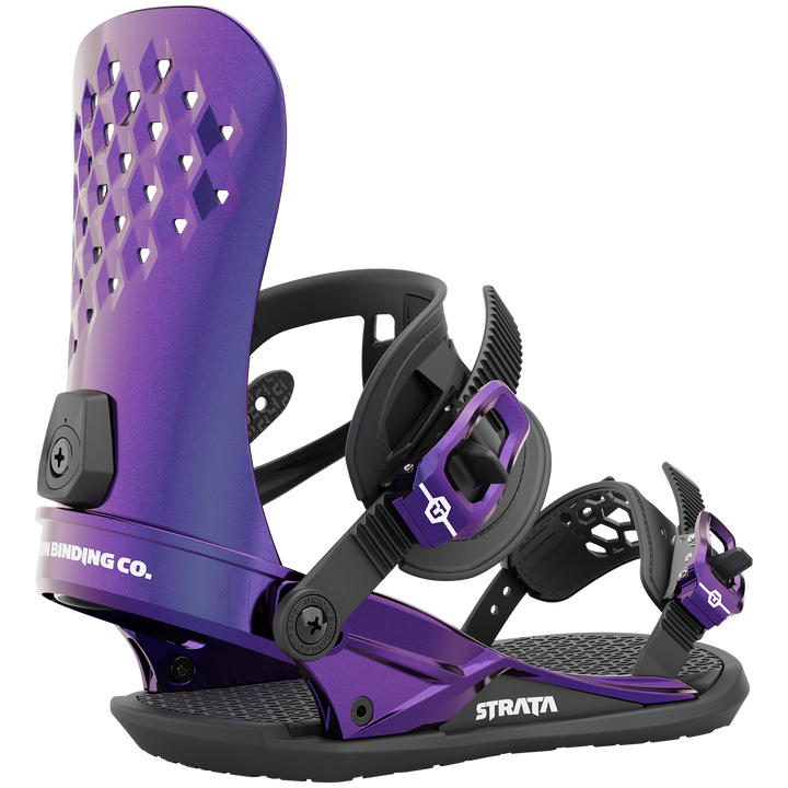 Union Strata Snowboard Bindings 2022 Iridescent Purple