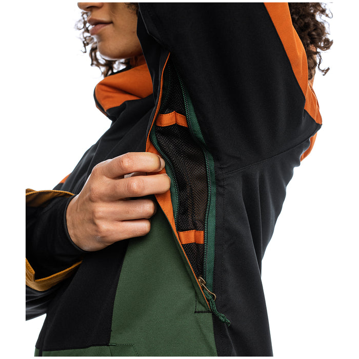 686 Lightbeam Insulated Jacket - Women's Red Clay Color Block