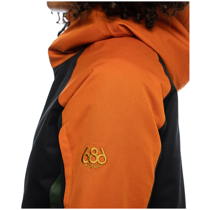686 Lightbeam Insulated Jacket - Women's Red Clay Color Block