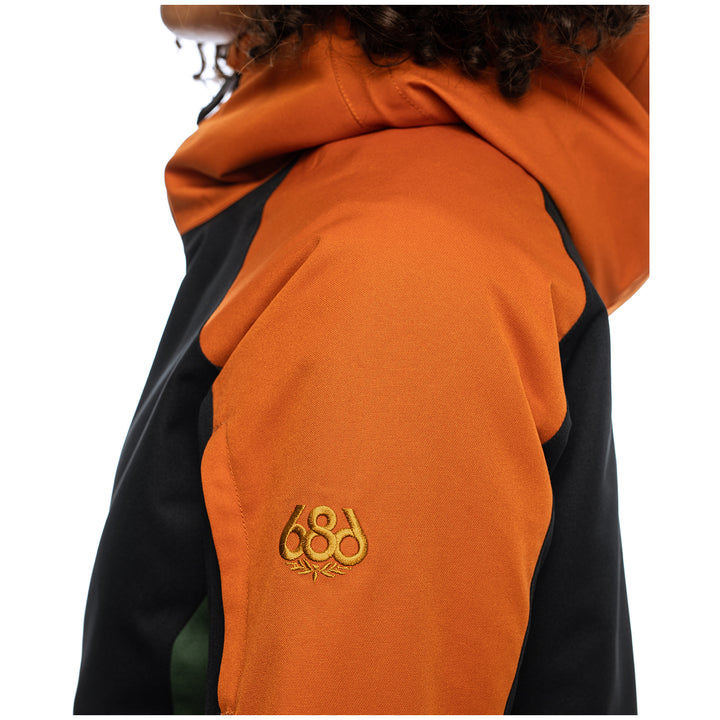 686 Lightbeam Insulated Jacket - Women's Red Clay Color Block
