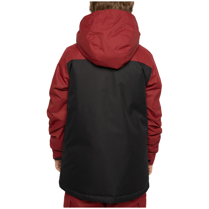 686 Smarty 3-in-1 Insulated Jacket - Boys' Oxblood Colorblock