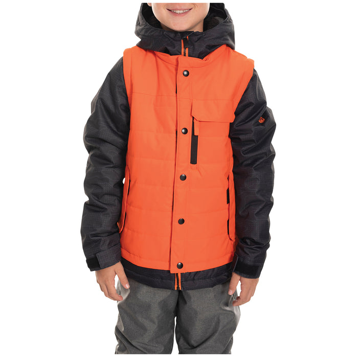 686 Scout Insulated Jacket - Boys' Solar Orange Colorblock