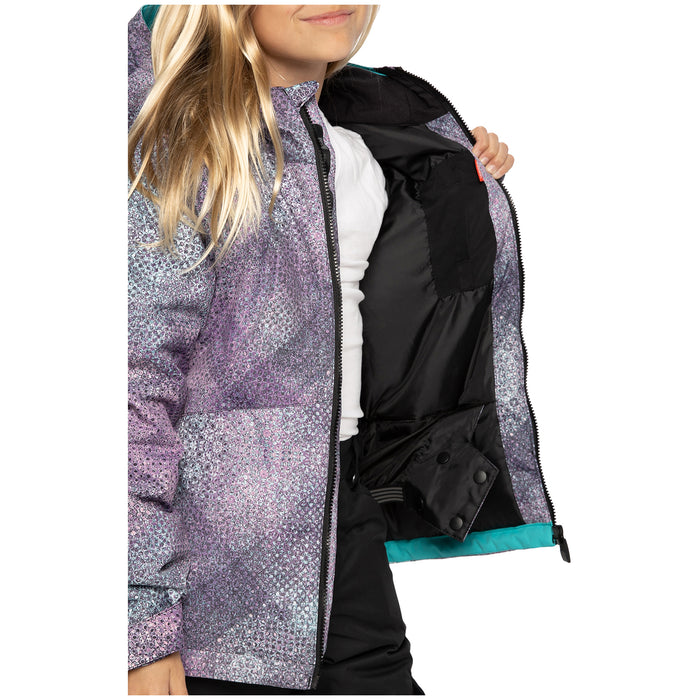 686 Aeon Insulated Jacket - Girls' Teal Boho