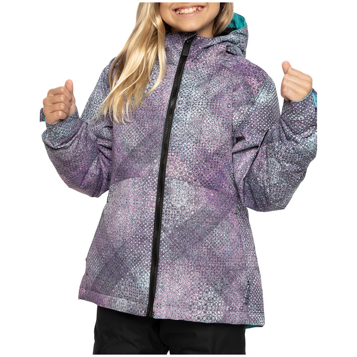 686 Aeon Insulated Jacket - Girls' Teal Boho