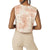 Beyond Yoga Night In Cropped Tank - Women's Earthen Rose/Chai Cloud