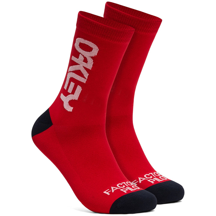 Oakley Factory Pilot Bike Socks Red Line