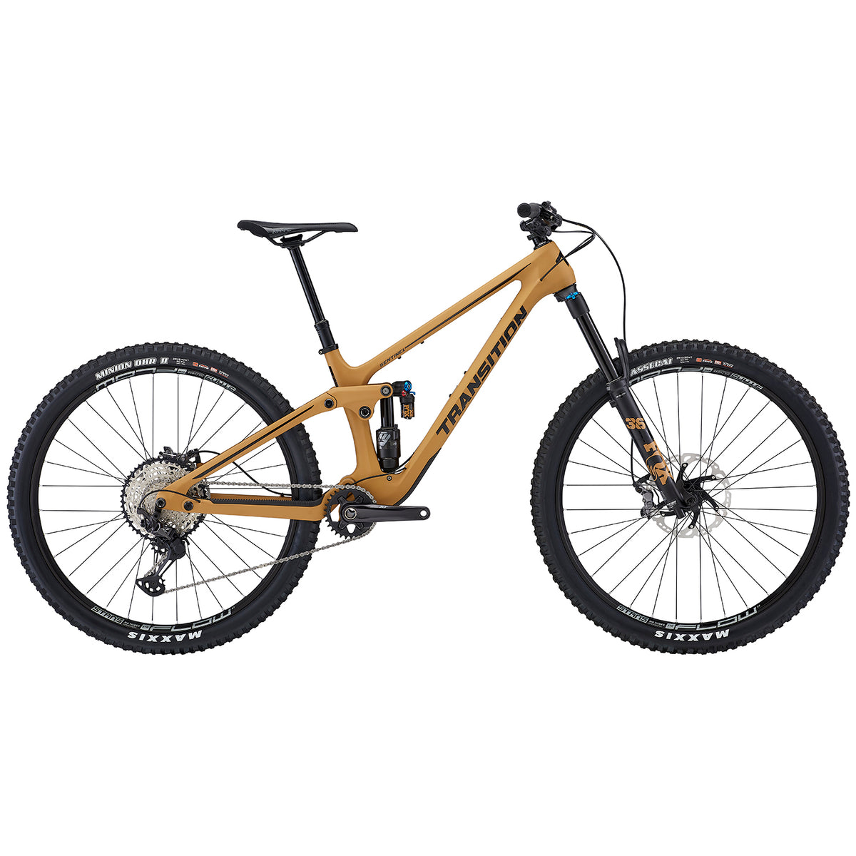 Transition Sentinel Carbon XT Complete Mountain Bike 2022 Loam Gold