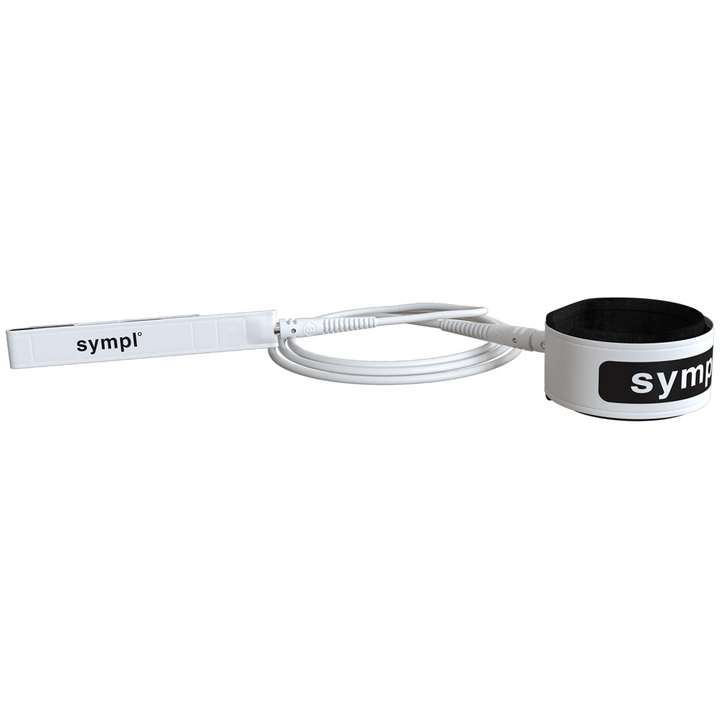 Sympl Supply Co 9' Longboard Re-Leash Leash White