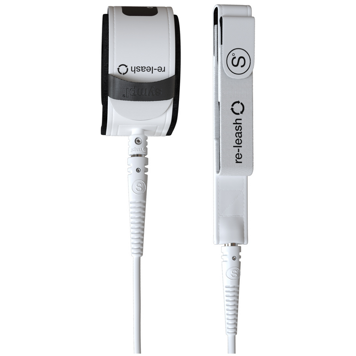 Sympl Supply Co 9' Longboard Re-Leash Leash White