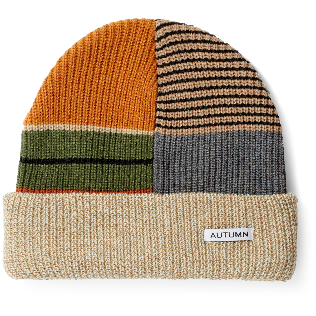 Autumn Patchwork Select Beanie Oatmeal