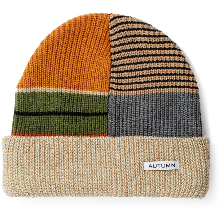 Autumn Patchwork Select Beanie Oatmeal