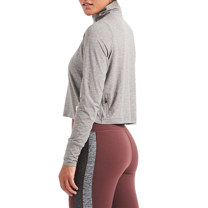 Vuori Crescent 1/2 Zip Pullover - Women's Heather Grey
