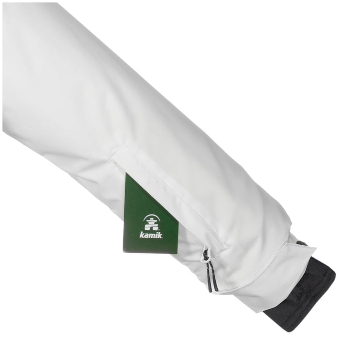 Kamik Betsy Jacket - Girls' White/Mint