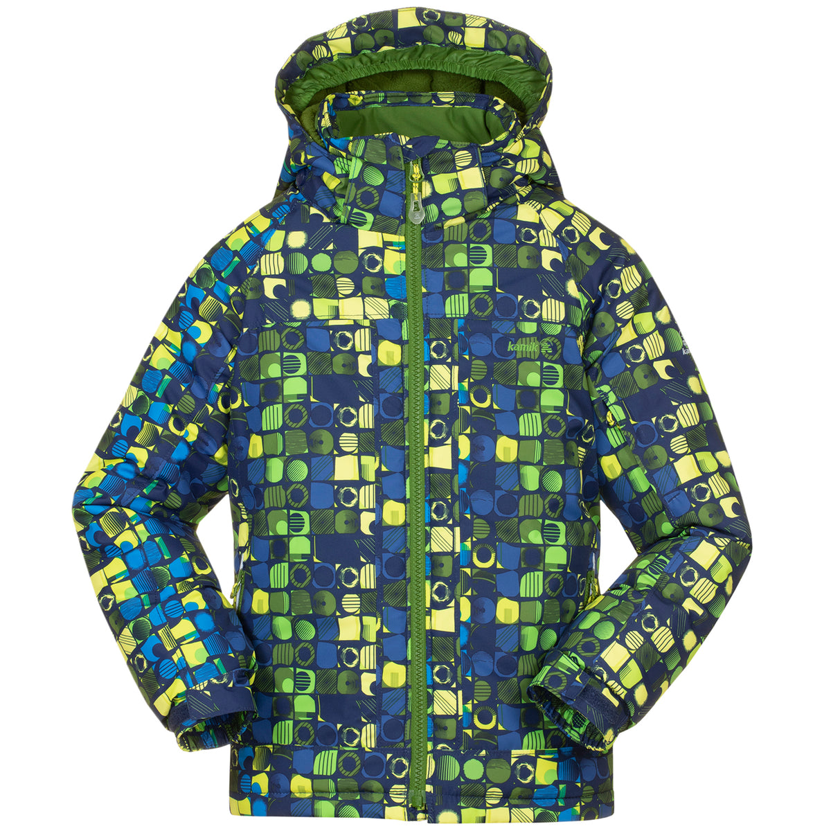 Kamik Rusty Planet Jacket - Boys' Navy/Olive