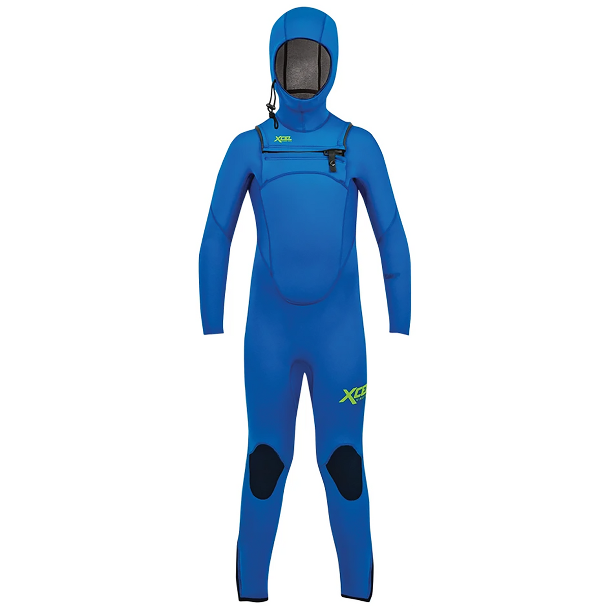 XCEL 4.5/3.5 Youth Comp Hooded Wetsuit - Boys' Faint Blue