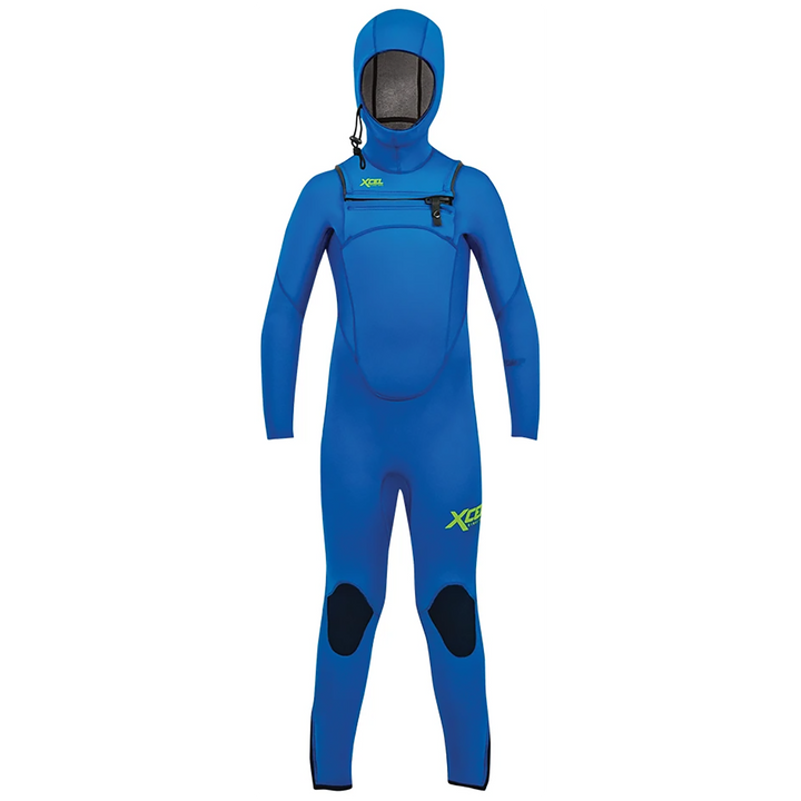 XCEL 4.5/3.5 Youth Comp Hooded Wetsuit - Boys' Faint Blue