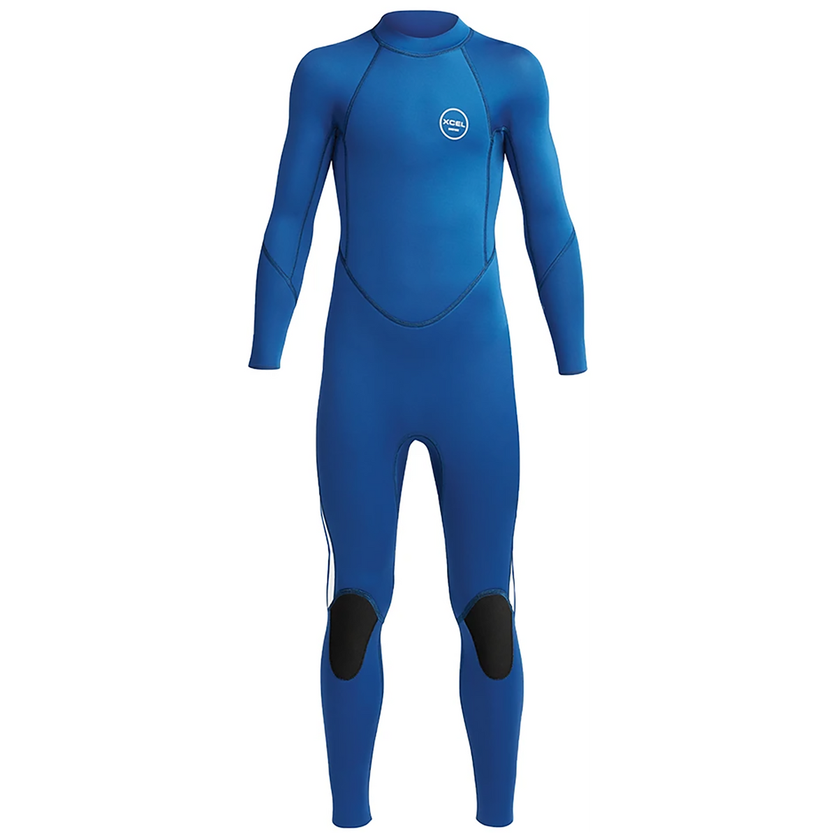 XCEL Axis Flatlock Back Zip 3/2mm Fullsuit - Boys' Faint Blue/White