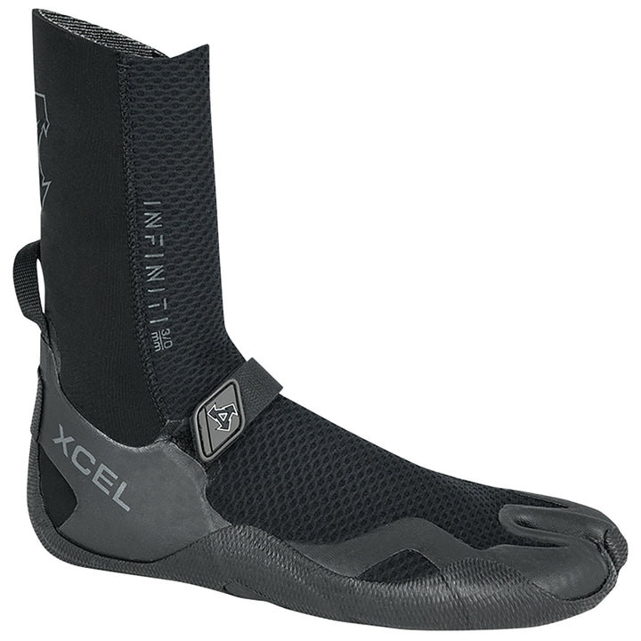 XCEL 3mm Infiniti Split Toe Wetsuit Boots Black