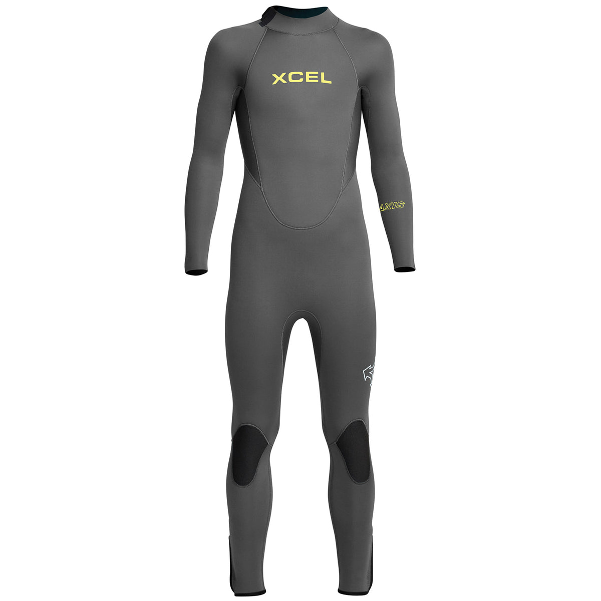 XCEL 5/4 Youth Axis Back Zip Wetsuit - Boys' Grey