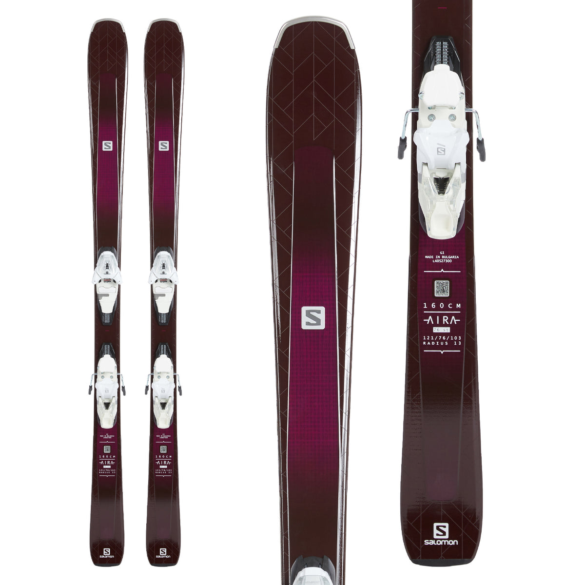 Salomon Aira 76 ST Skis + L10 GW Bindings - Women's 2019