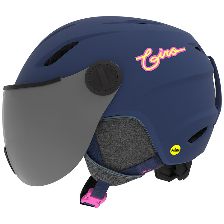 Giro Buzz MIPS Helmet - Kids' Matte Midnight/Neon Lights