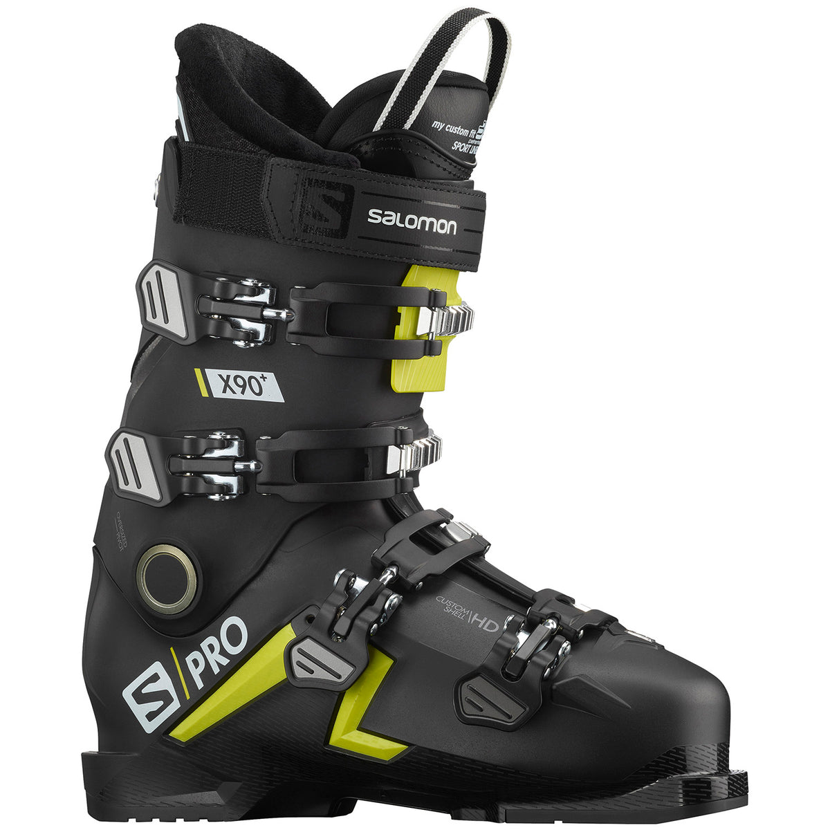 Salomon S/Pro X90+ CS Ski Boots 2021 Black/Acid Green