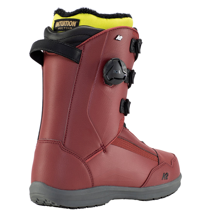 K2 Darko Snowboard Boots 2021 Burgundy