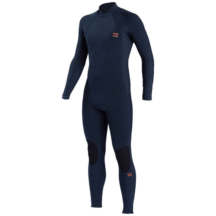 Billabong 3/2 Absolute Back Zip Flat Lock Wetsuit Slate Blue