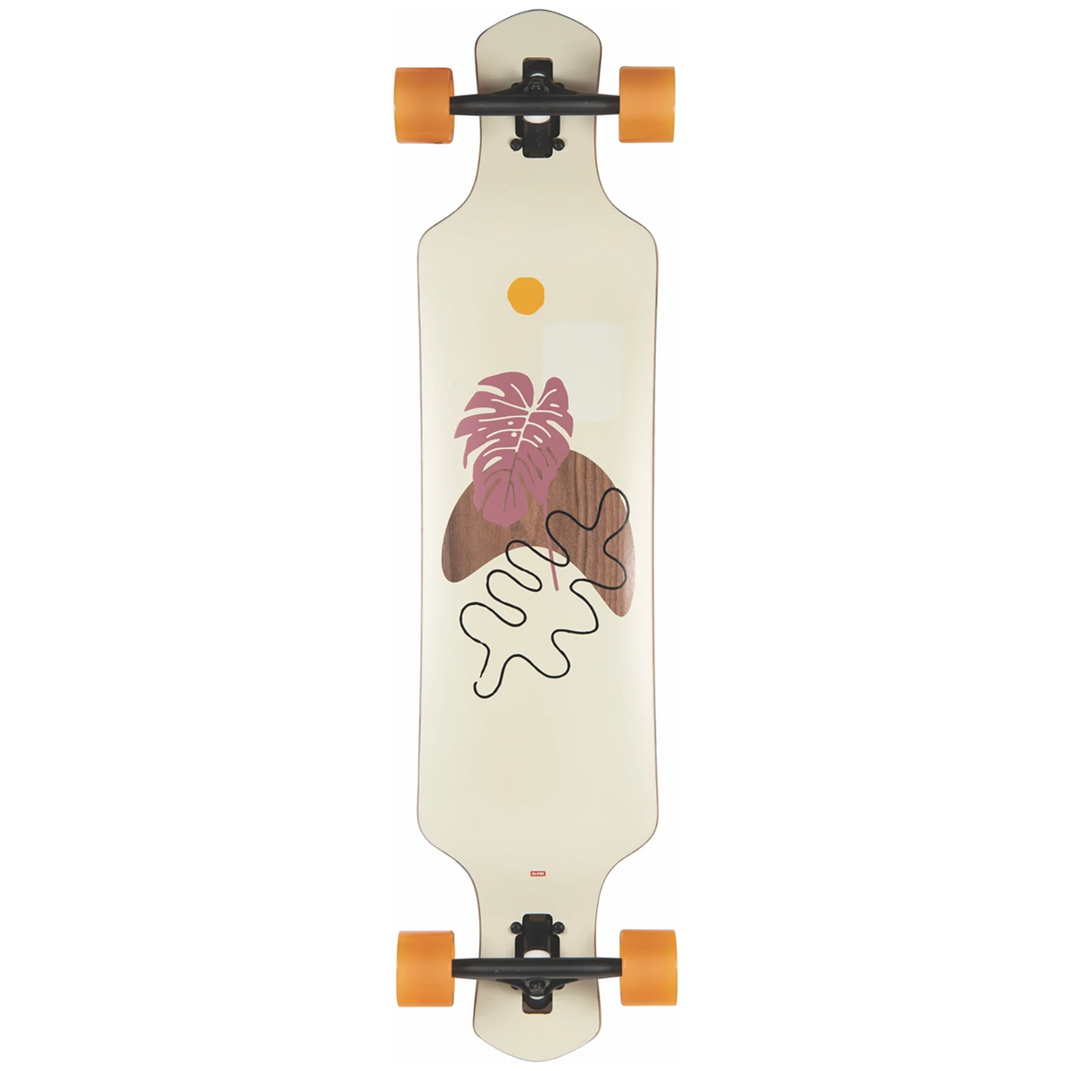 Globe Geminon 40 Rock Longboard Complete Walnut/Monstera