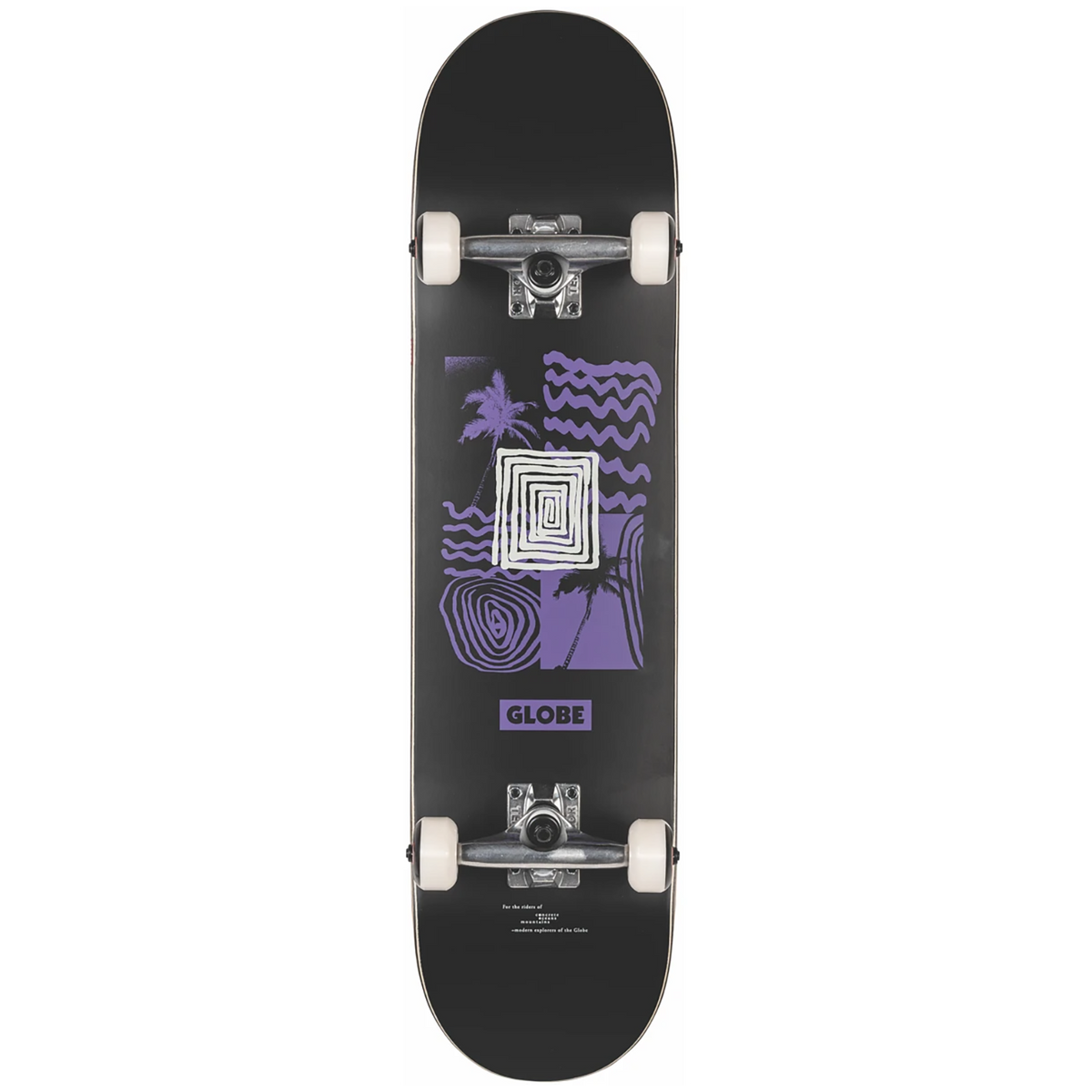 Globe G1 Fairweather Skateboard Complete Black/Purple