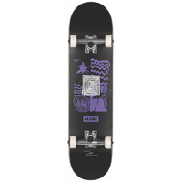 Globe G1 Fairweather Skateboard Complete Black/Purple::Black/Purple