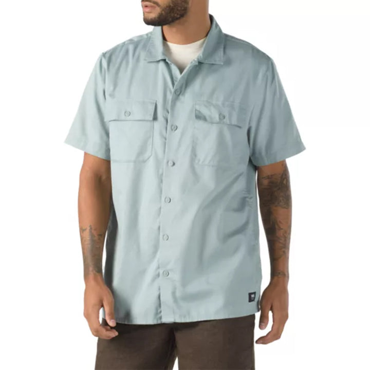 Vans Arcadia Short-Sleeve Shirt - Men's Abyss
