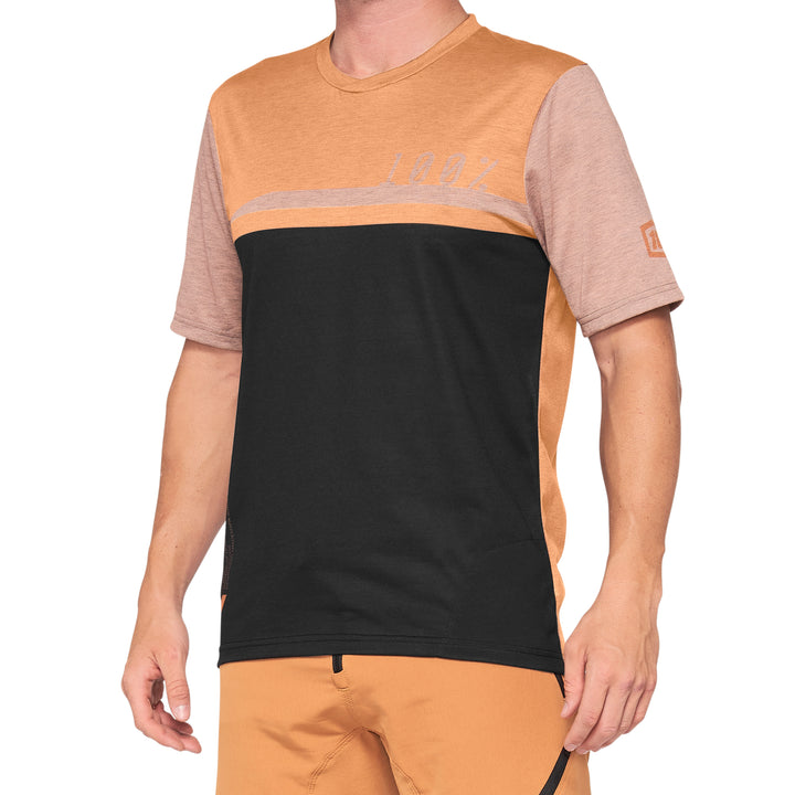 100% Airmatic Jersey Caramel/Black