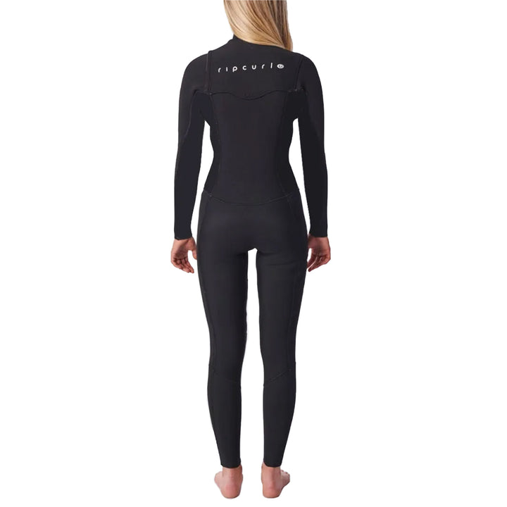 Rip Curl 4/3 Dawn Patrol Chest Zip Wetsuit - Women's Black