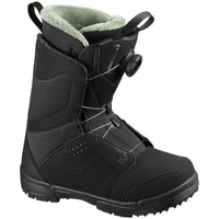 Salomon Pearl Boa Snowboard Boots - Women's 2021 Black/Black::Black/Black