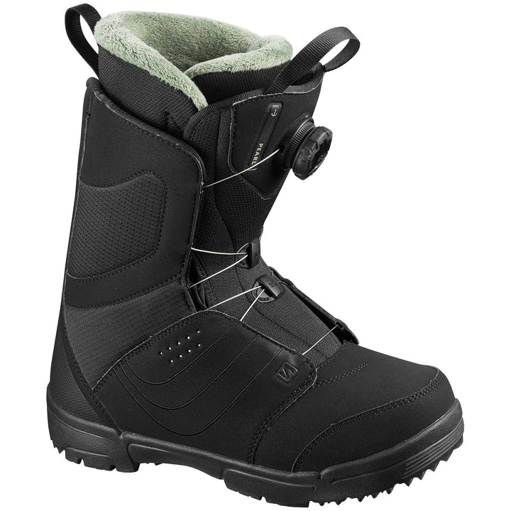 Salomon Pearl Boa Snowboard Boots - Women's 2021 Black/Black