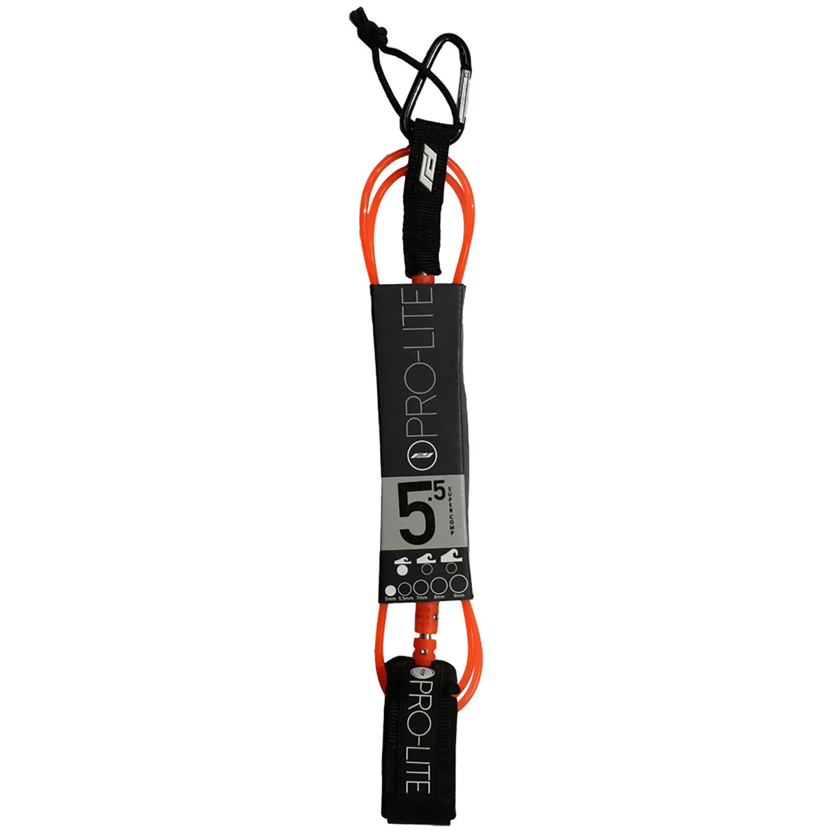 Pro-Lite 5.5' Super Comp Leash Neon Orange