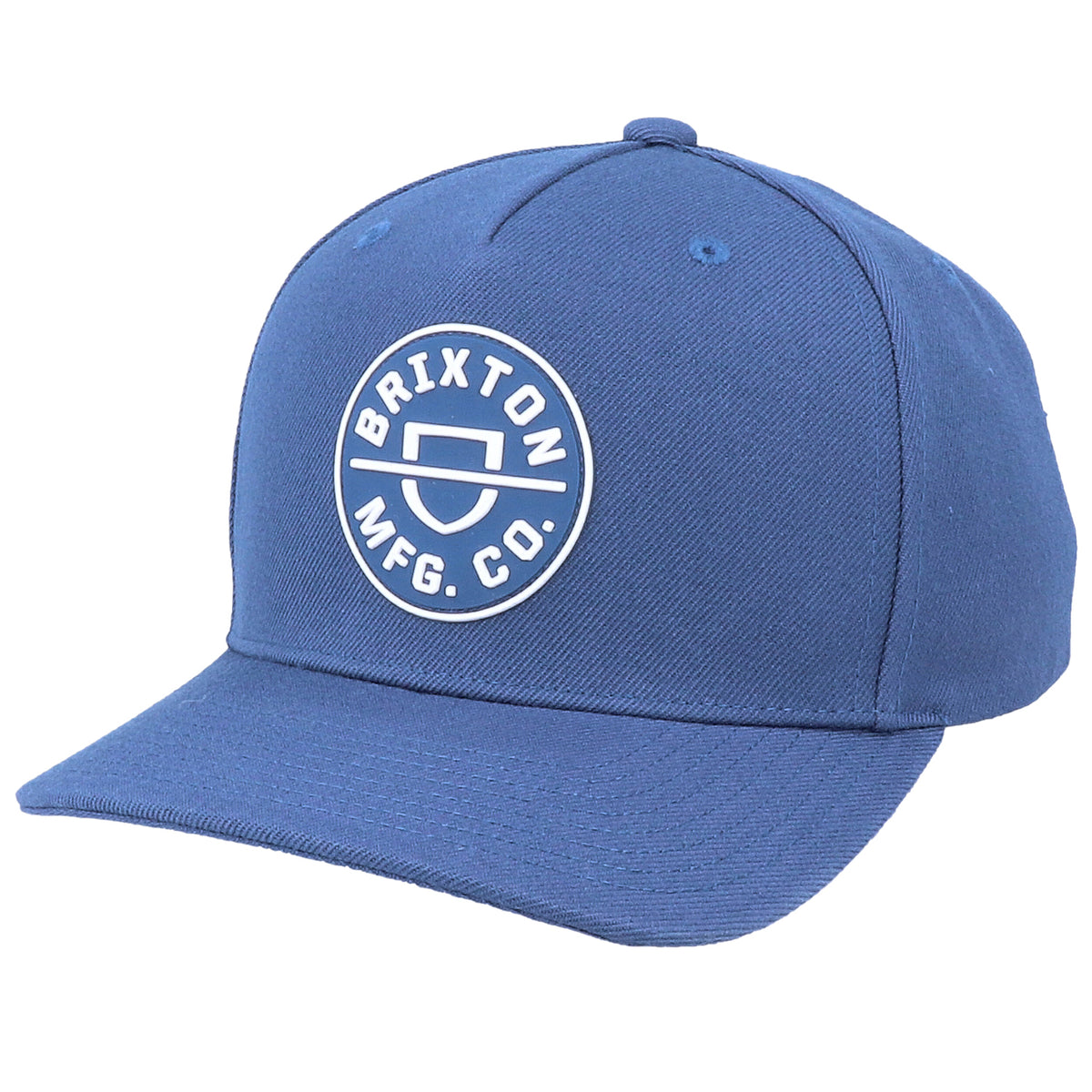 Brixton Crest C MP Snapback Hat Joe Blue